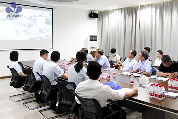 热烈欢迎浙江丽水市科技局领导一行莅临作为科技考察交流